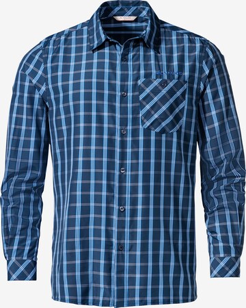 VAUDE Regular fit Overhemd in Blauw: voorkant