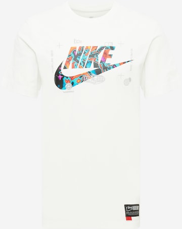 Nike Sportswear Тениска в бяло: отпред