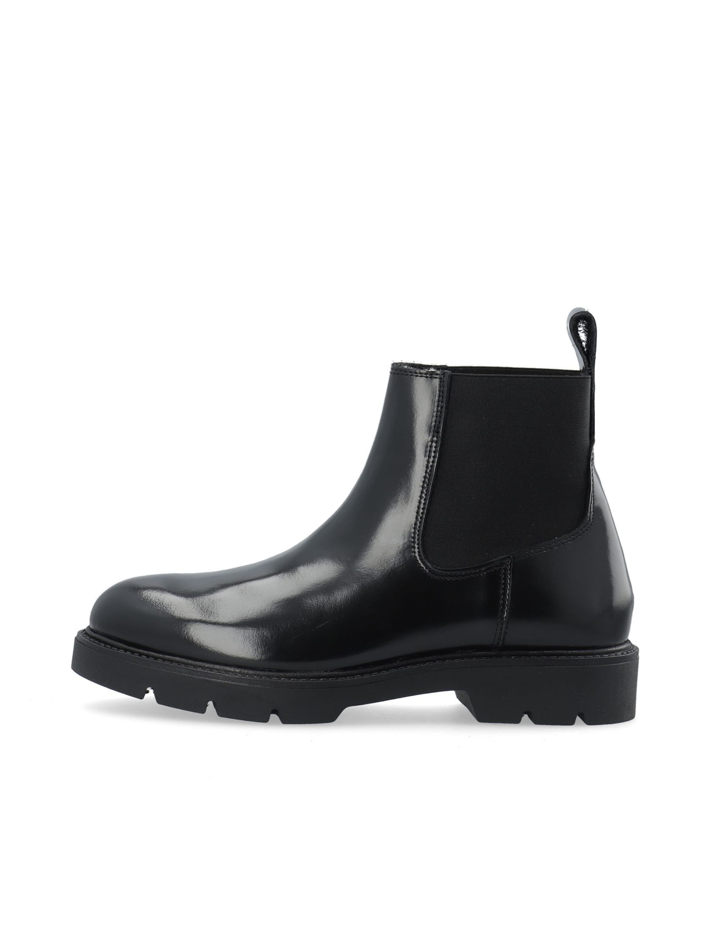Bianco Chelsea boots in Black: front