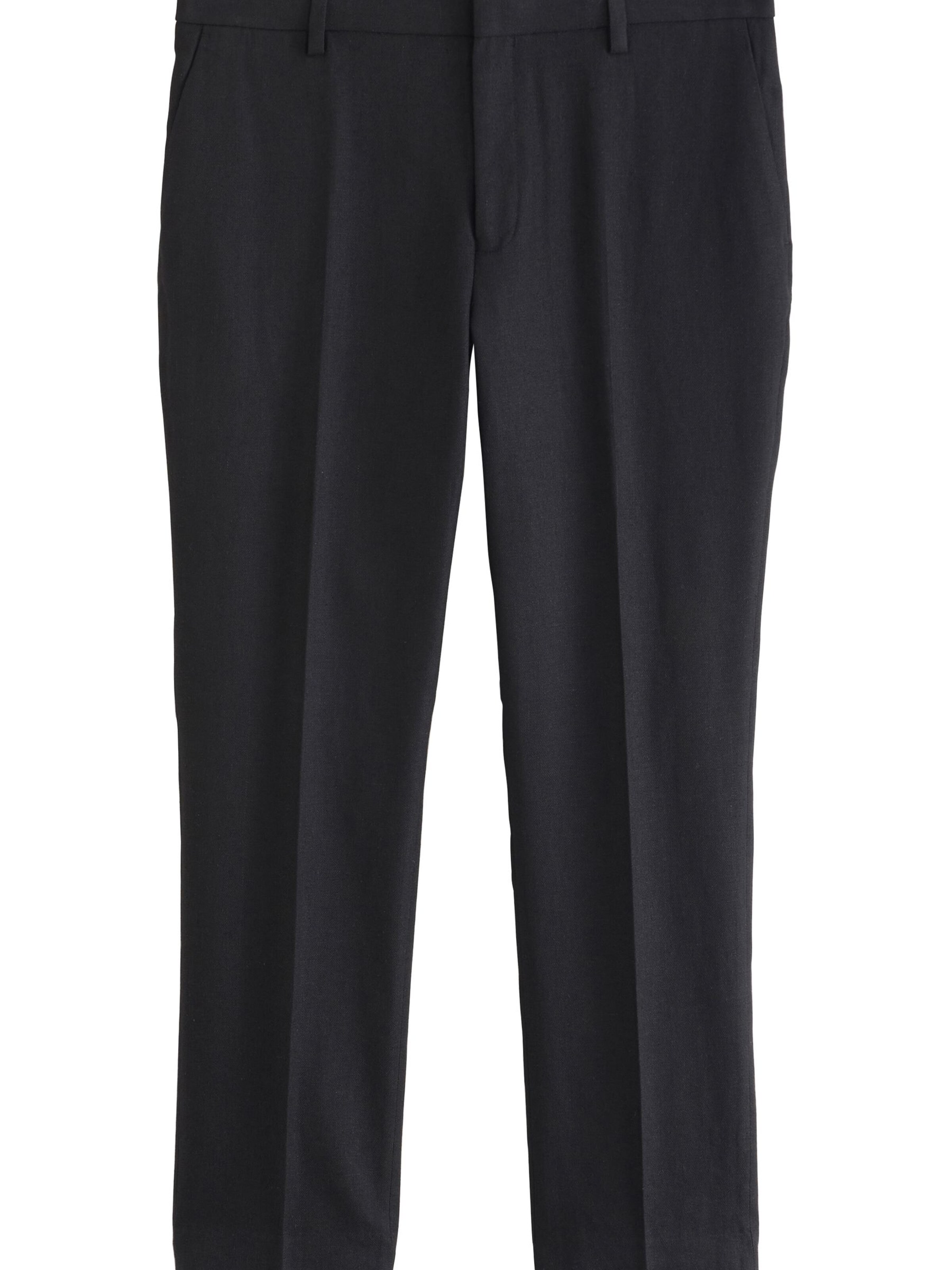 Next Slimfit Hose in Schwarz