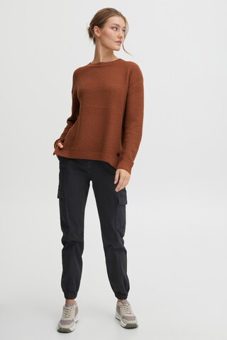 Oxmo Sweater 'Milla' in Brown