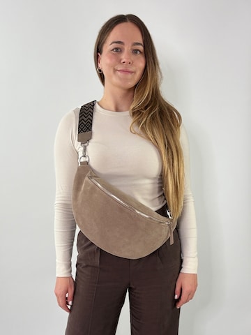 lePelou Gürteltasche 'GENOVA'‌‌‌‌‌‌ in Grau