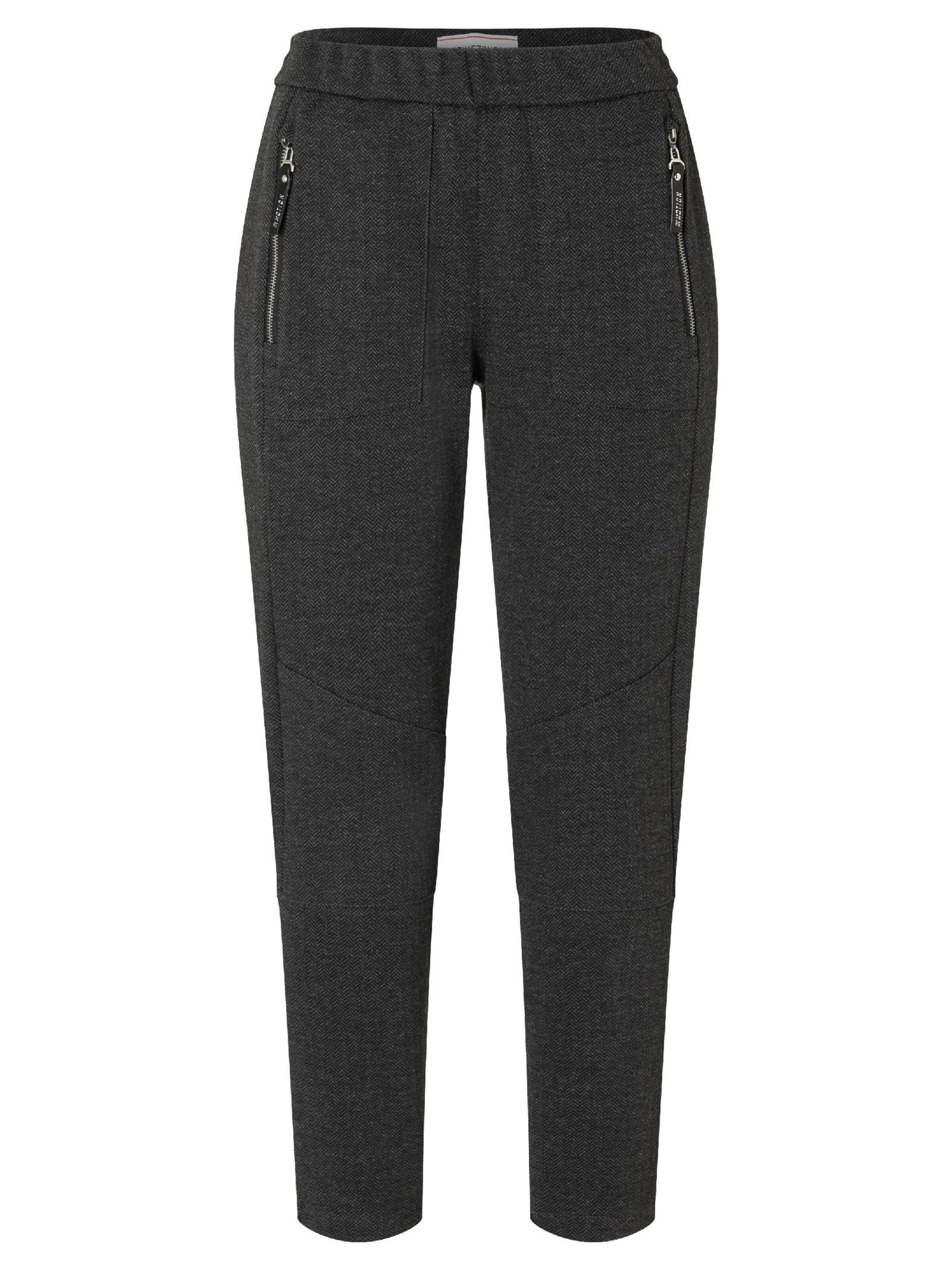 TIMEZONE Tapered Pants in Grey: front