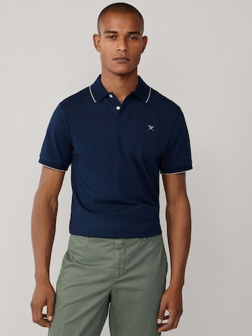 T-Shirt Hackett London en bleu : devant