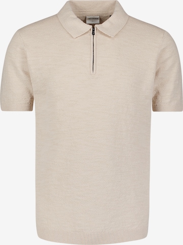 No Excess Poloshirt in Beige: Vorderseite