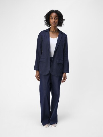 OBJECT Wide Leg Jeans 'JUNE' i blå