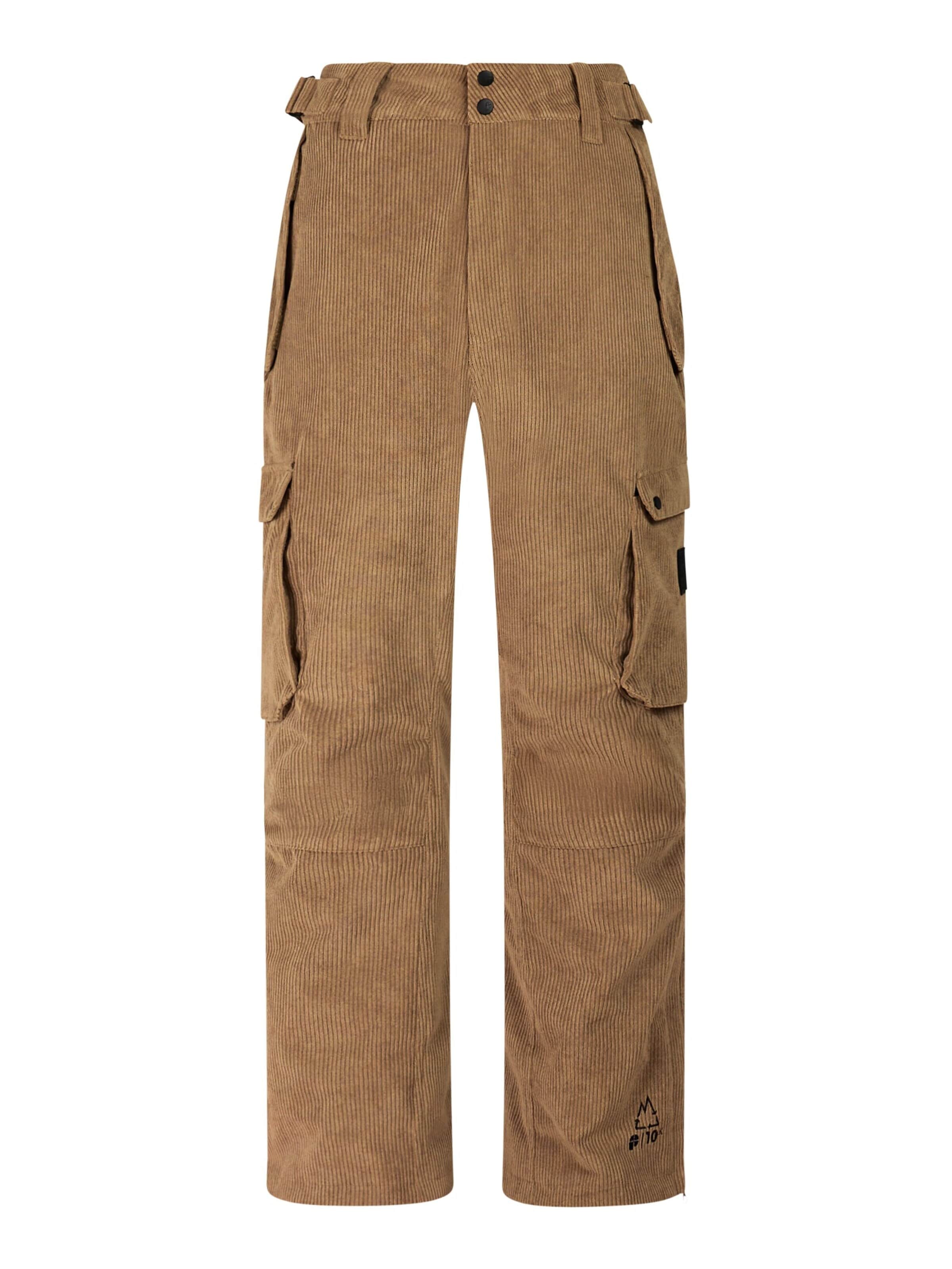 Regular Pantalon de sport 'PRTJoss' PROTEST en marron : devant
