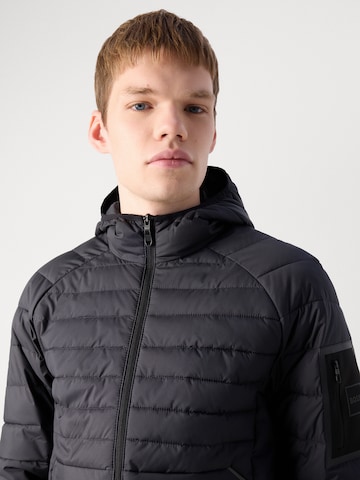 BOSS Prehodna jakna 'Urbanex' | modra barva