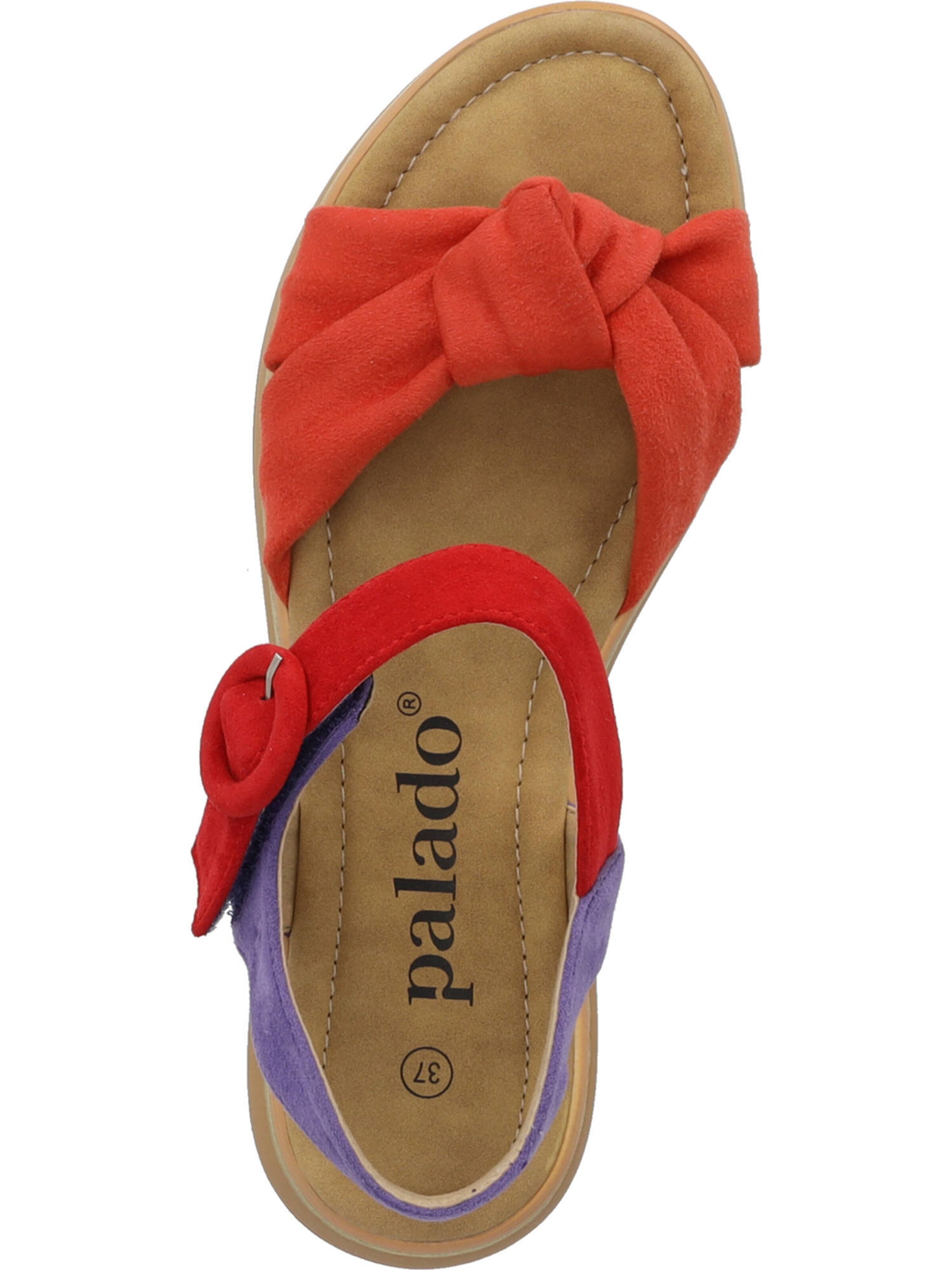 Palado Strap sandal 'Ebelli' in Red