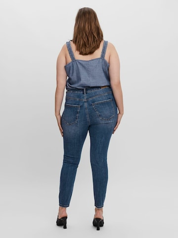 Vero Moda Curve Skinny Jeans in Blue