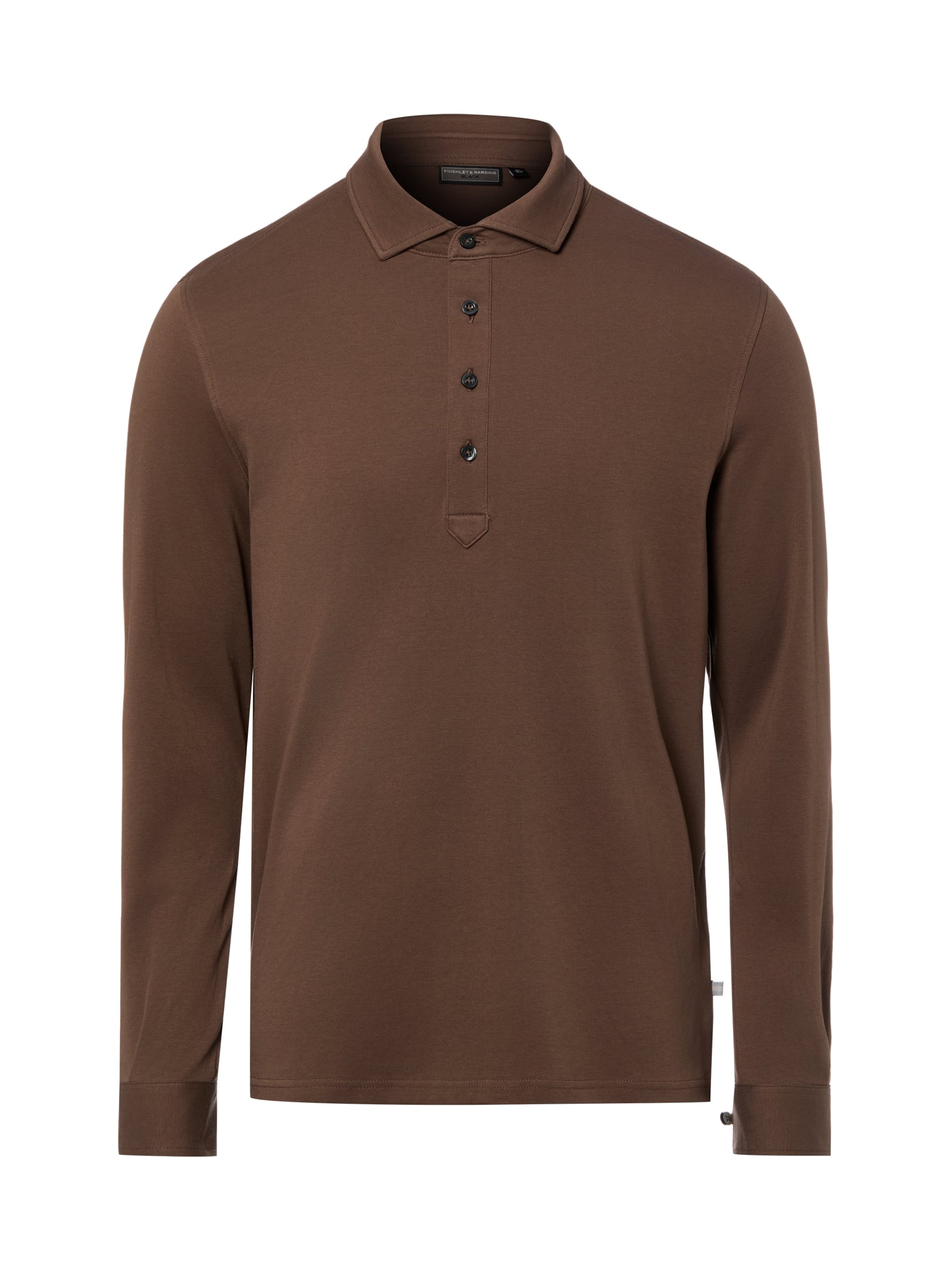 T-Shirt Finshley & Harding en marron : devant