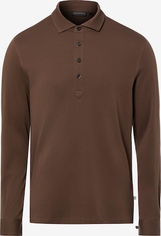 T-Shirt Finshley & Harding en marron : devant