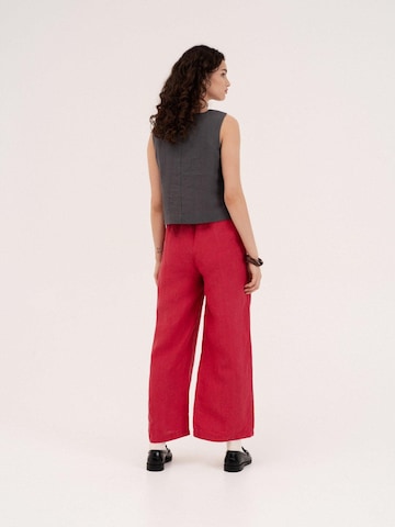 AmourLinen Top 'Lucia' in Grey