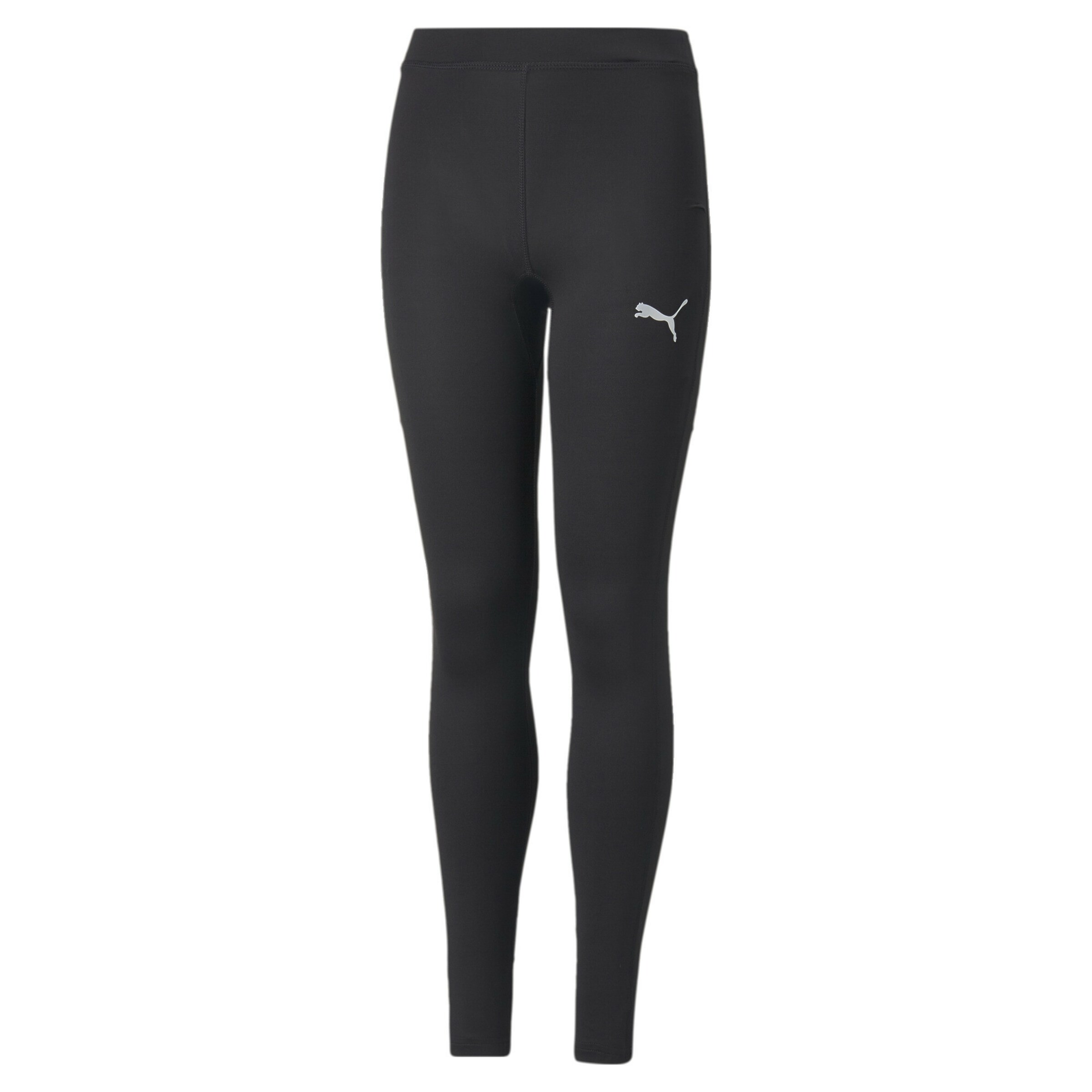 PUMA Skinny Sporthose 'Liga' in Schwarz: Vorderseite