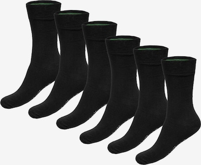 Bamboo basics Socken in grün / schwarz, Produktansicht