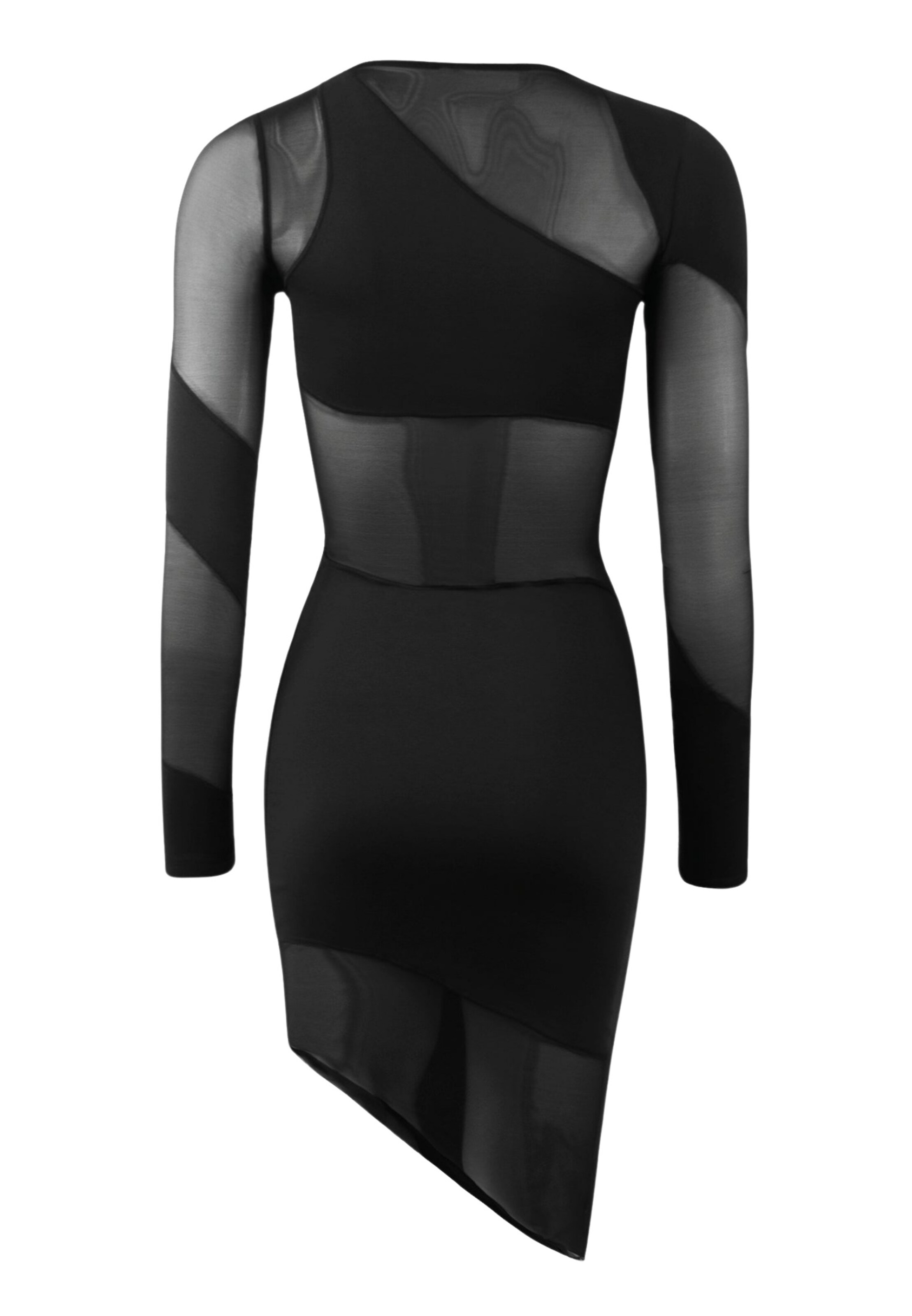 OW Collection Coctailkjole 'Spiral' i sort