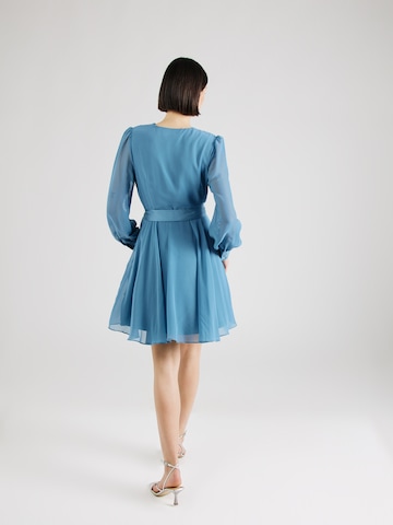 Robe de cocktail SWING en bleu