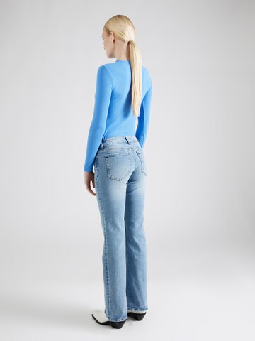 Lindex Flared Jeans 'Fay lt' in Blue