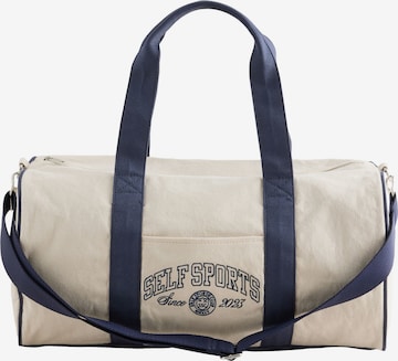 self. Sports bag in Beige: front