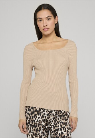 Urban Classics Svetr – béžová: přední strana