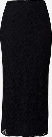 TOPSHOP Skirt in Black: front