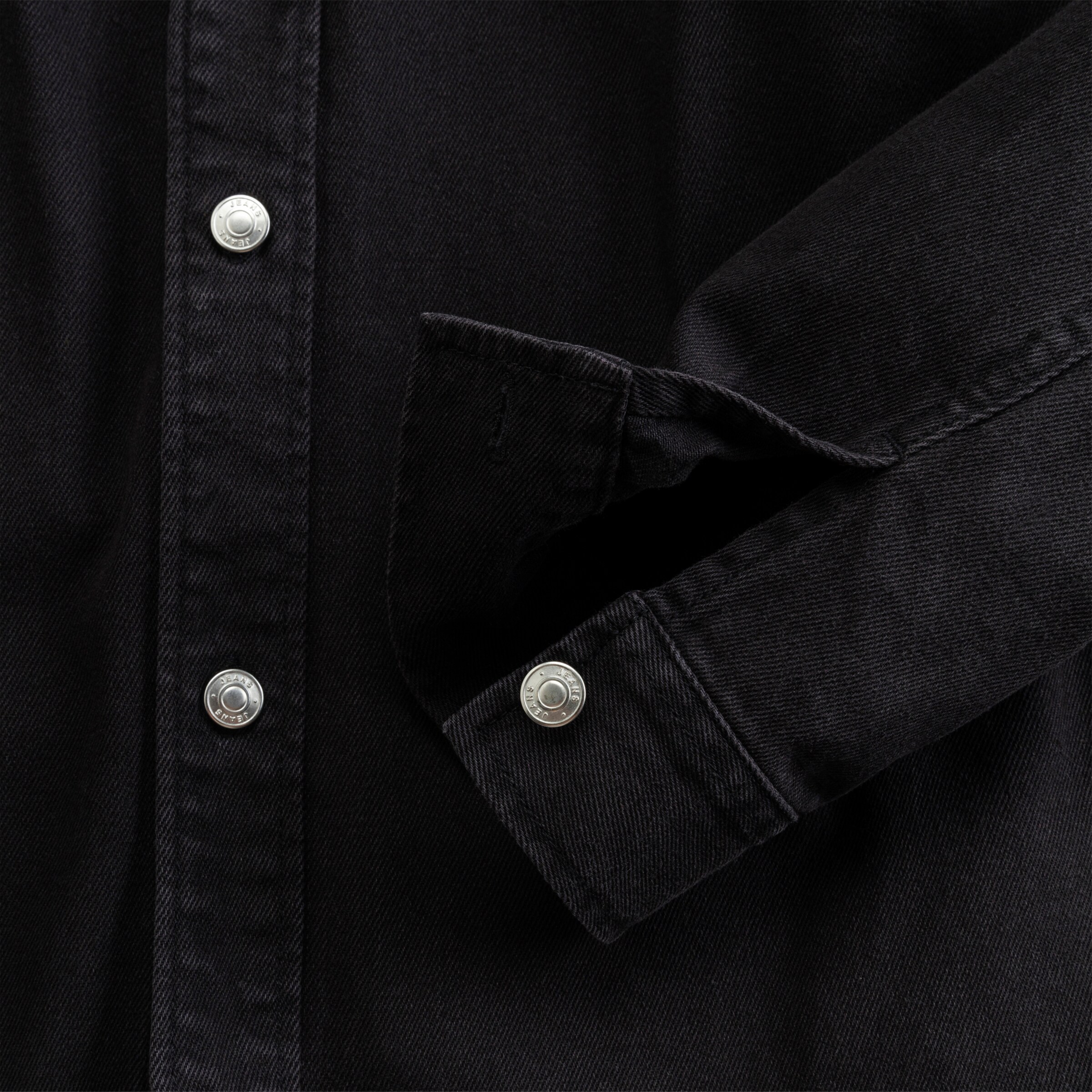 JOHN DEVIN Средняя посадка Рубашка в Черный