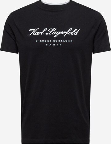 Karl Lagerfeld Shirt in Zwart: voorkant