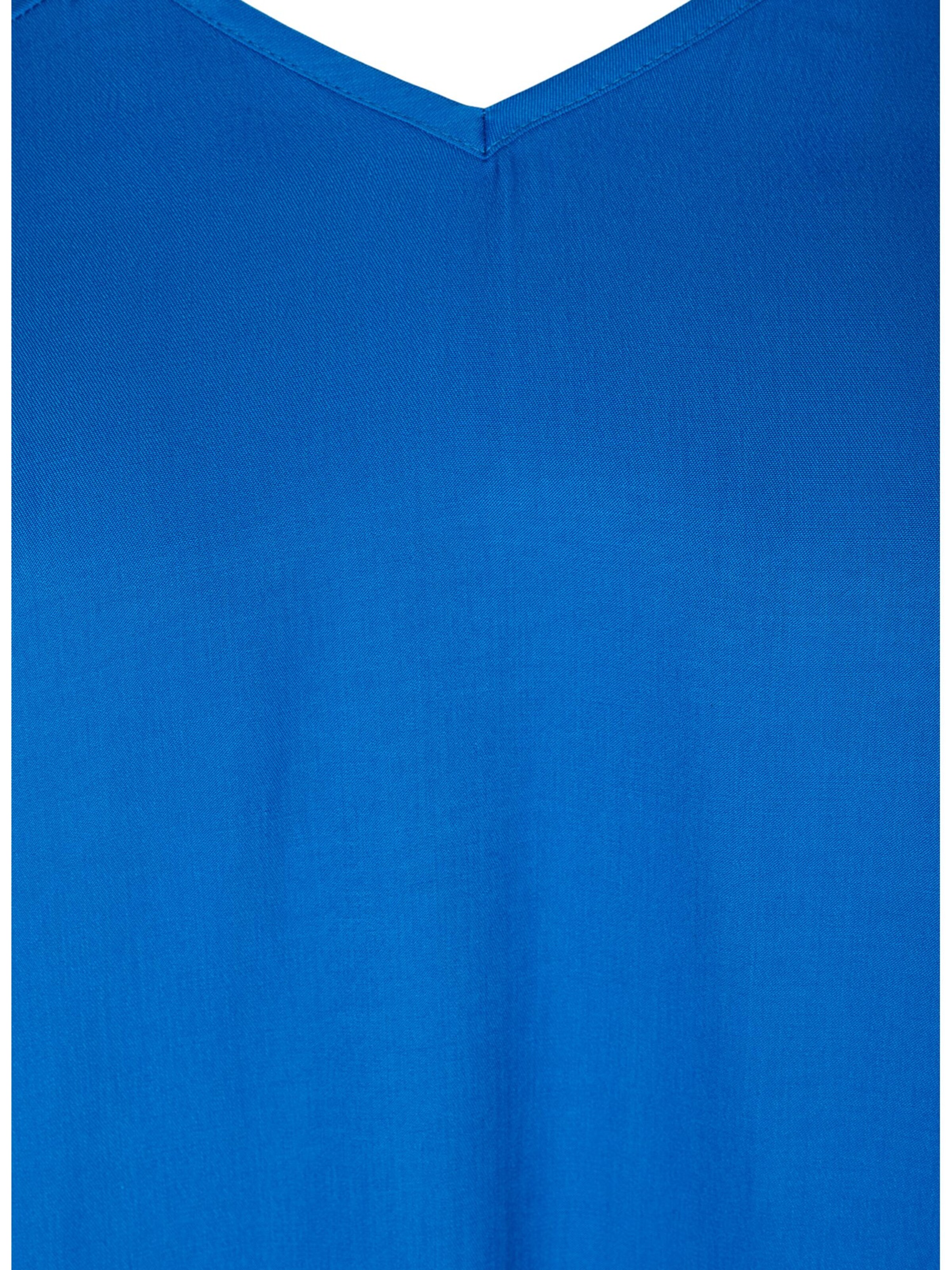 Taglie comode Abbigliamento Zizzi Camicia da donna XLASI in Azzurro 