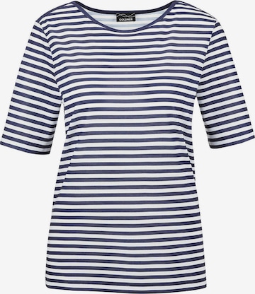 Goldner T-Shirt in Blau: Vorderseite