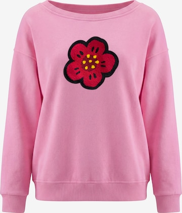 Sweat-shirt MYMO en rose : devant