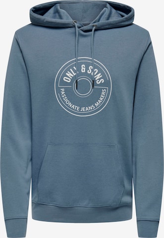 Only & Sons Sweatshirt in Blue: front