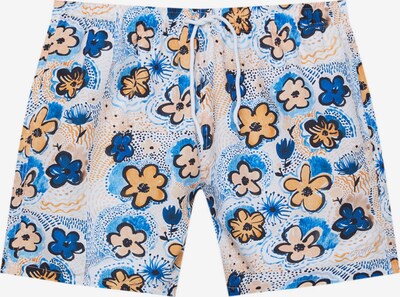 Pull&Bear Shorts de bain en mélange de couleurs / blanc, Vue avec produit