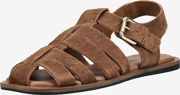Sandales Copenhagen shoes en marron : devant