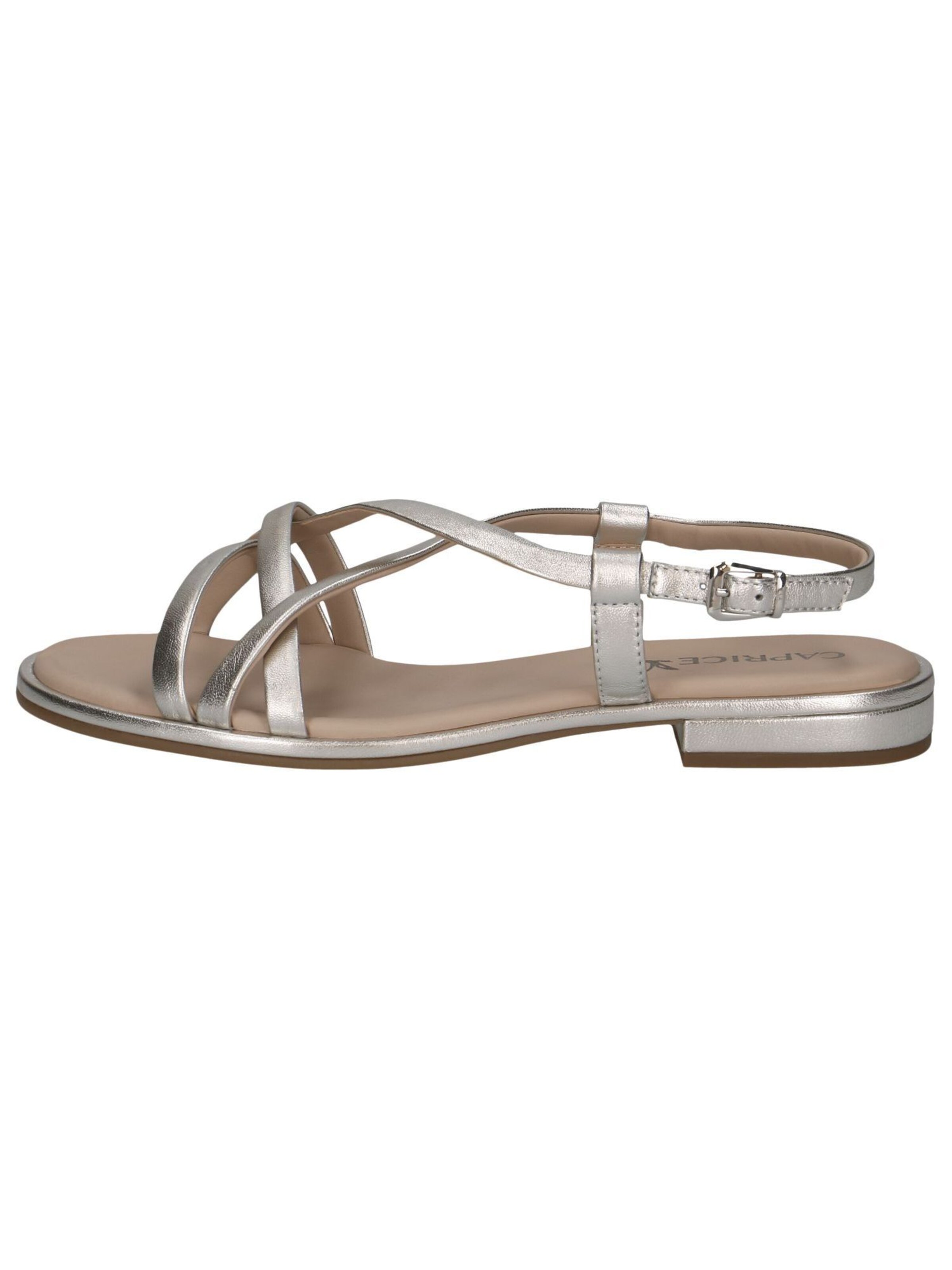 CAPRICE Strap Sandals in Silver