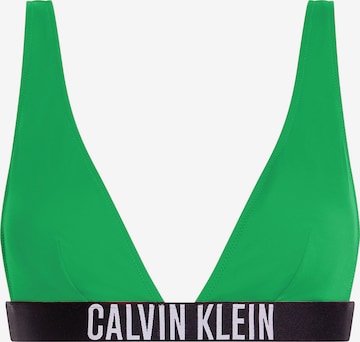 Calvin Klein Swimwear Bikinitop 'Intense Power' in Groen: voorkant