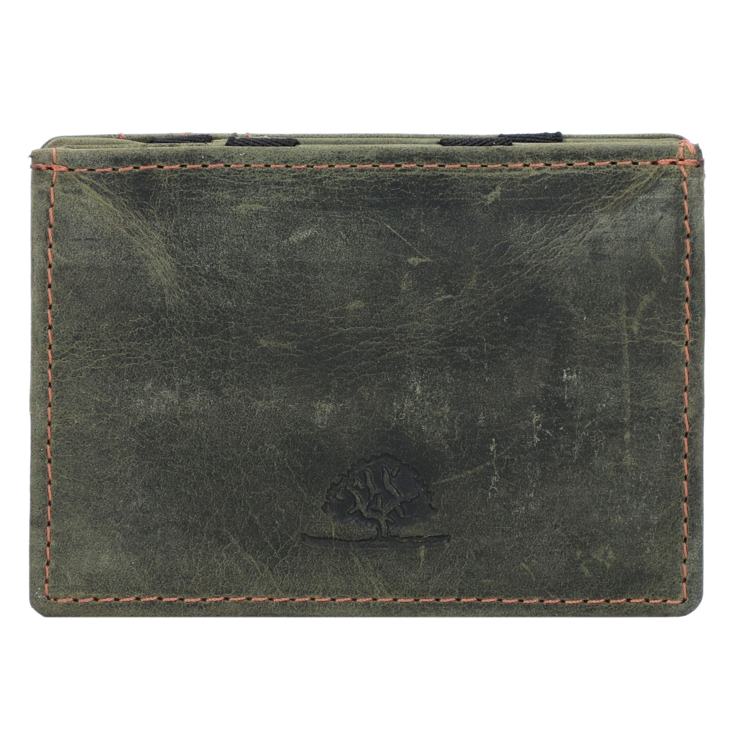 Porte-monnaies GREENBURRY en vert : devant