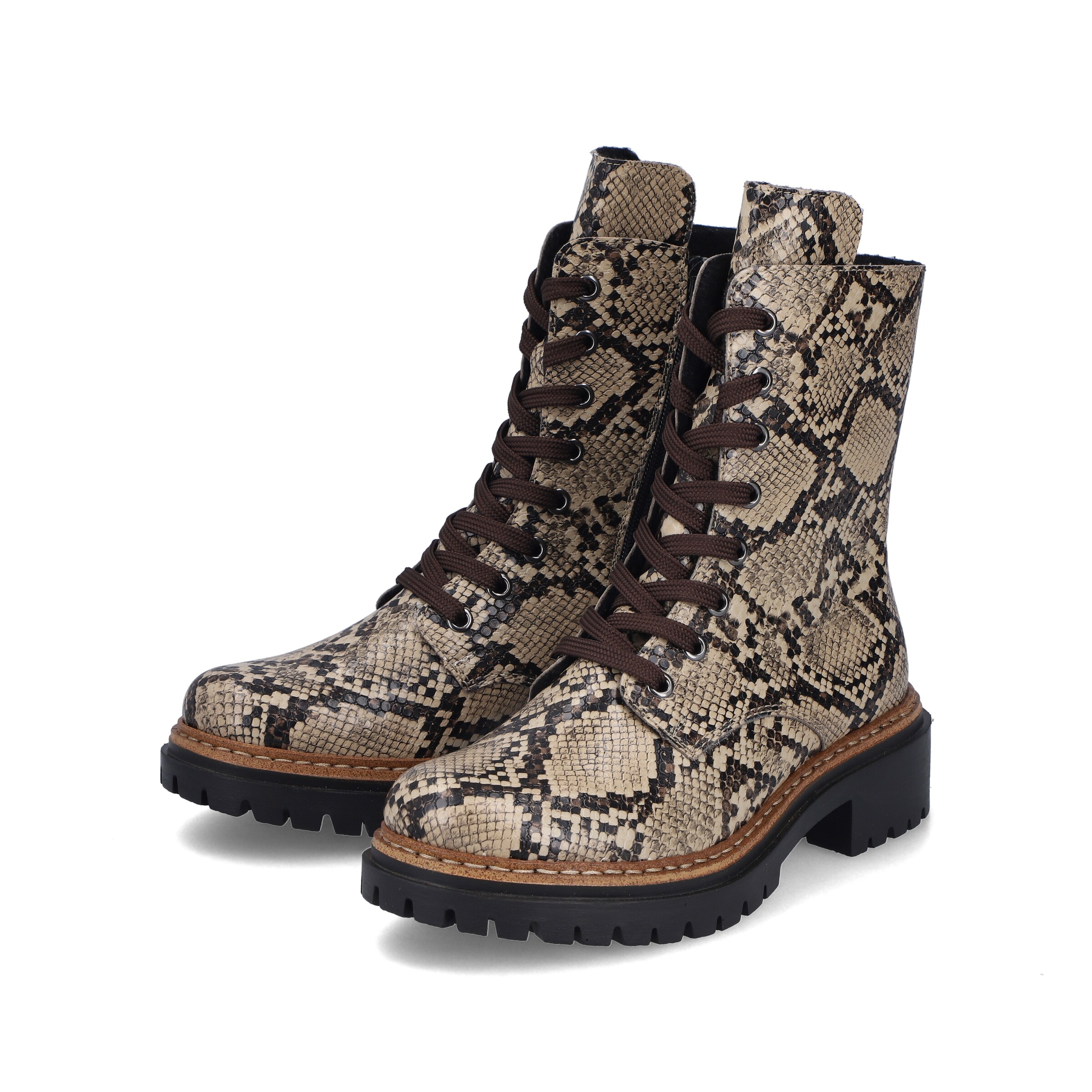 Rieker Schnürstiefelette in Braun