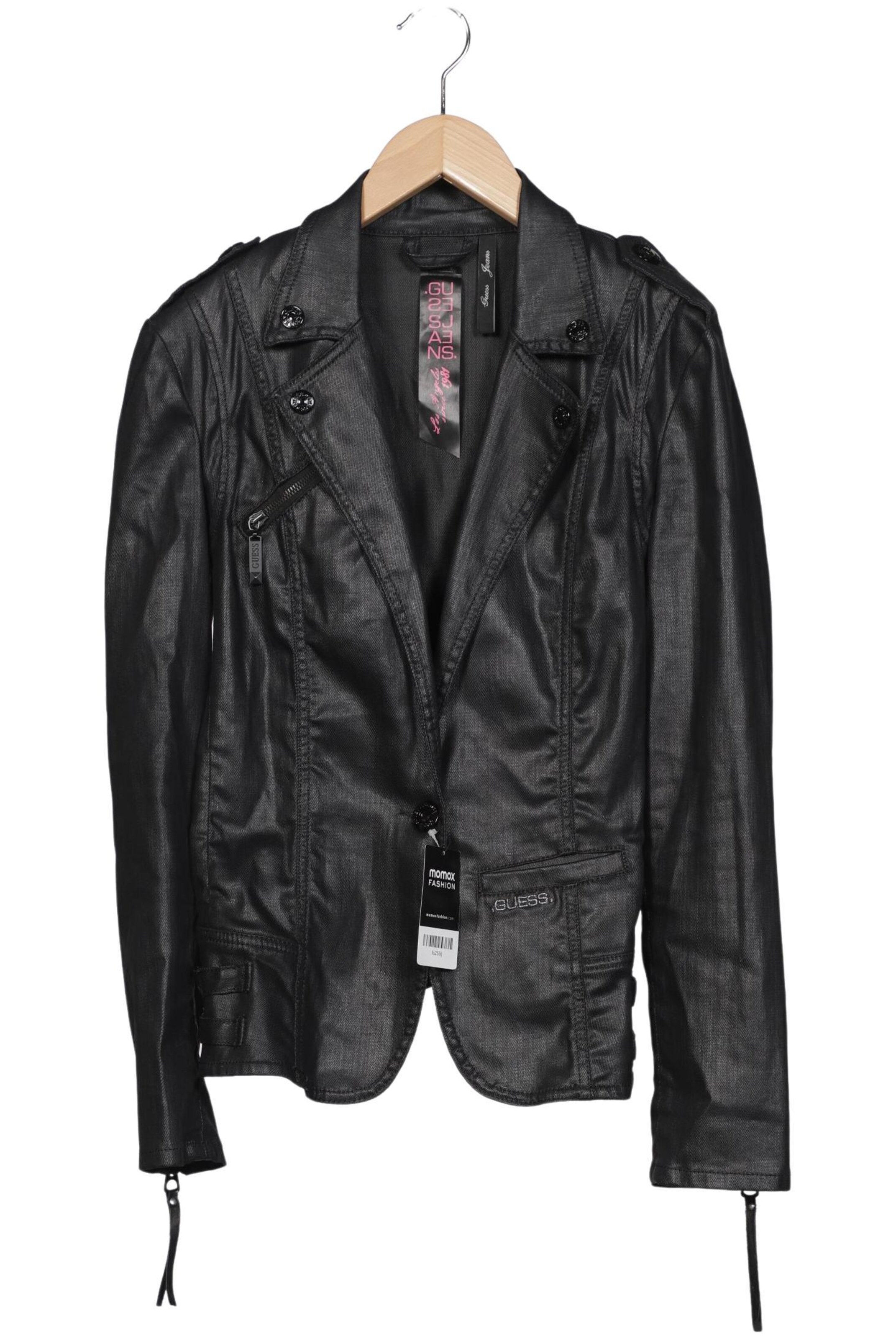 GUESS Jacke M in Schwarz: Vorderseite