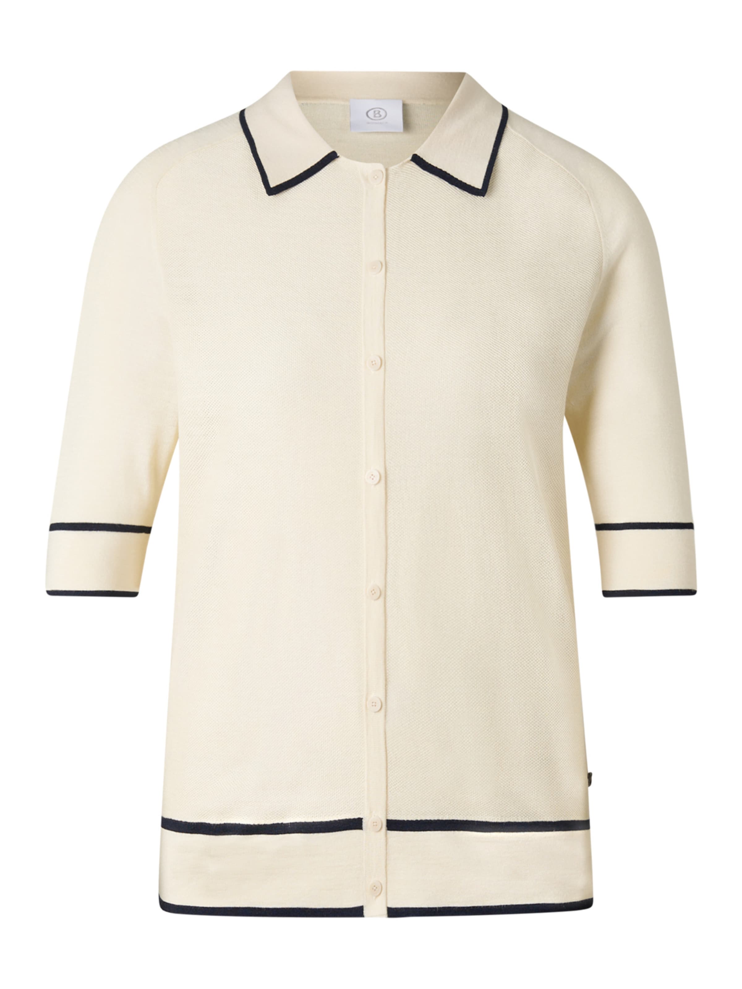 BOGNER Strickjacke 'Peaches' in Weiß: Vorderseite