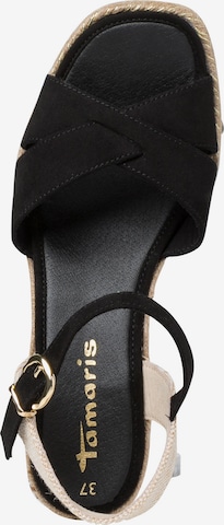 TAMARIS Strap Sandals in Black