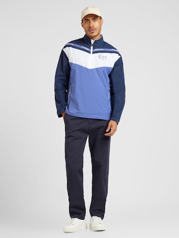 EA7 Emporio Armani Sportsweatshirt in Blauw