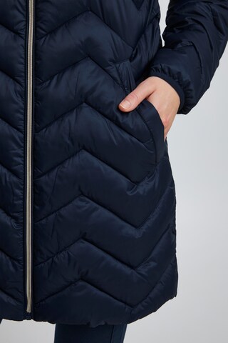 Fransa Winter Coat in Blue