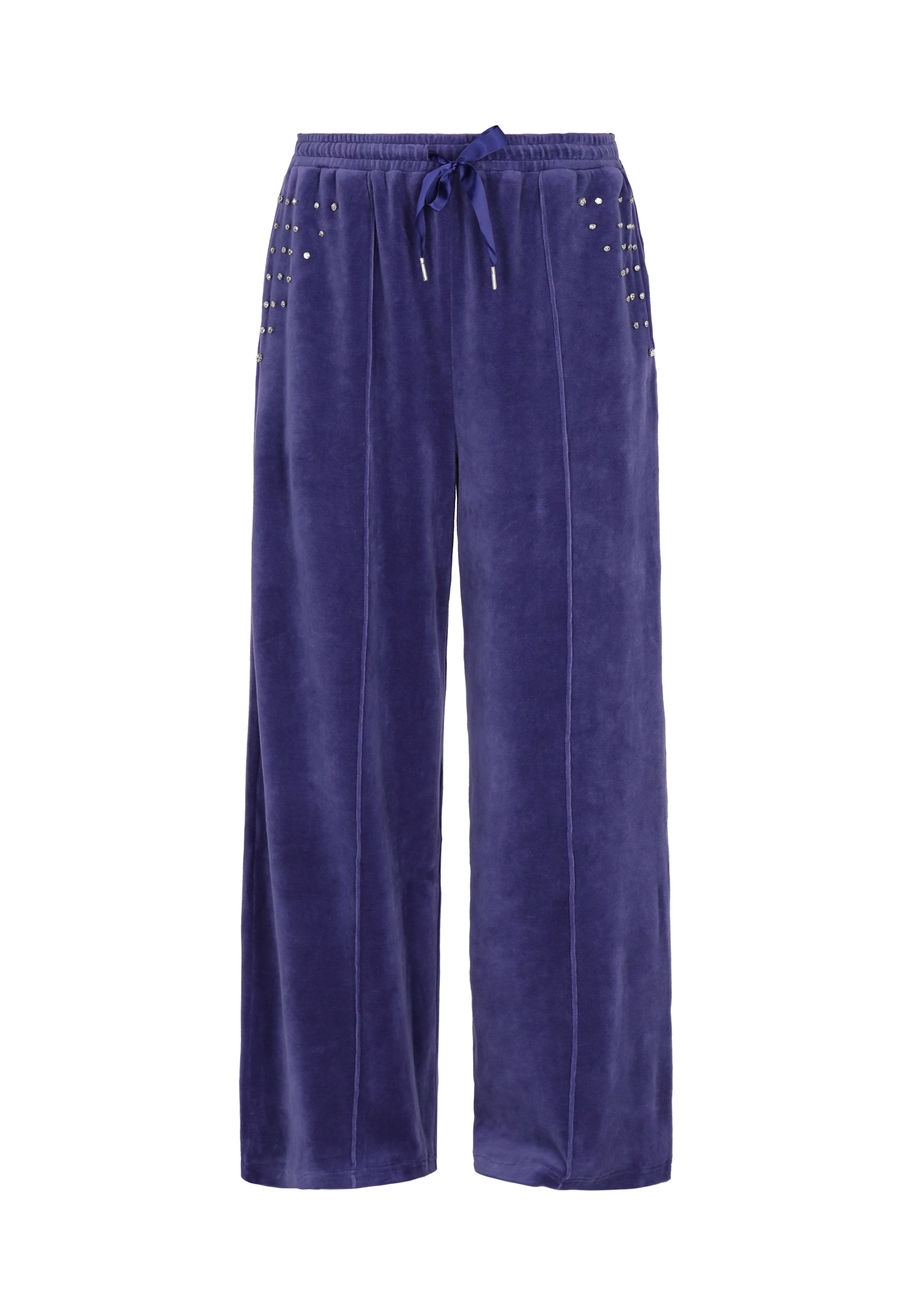 faina Wide leg Byxa i blå: framsida