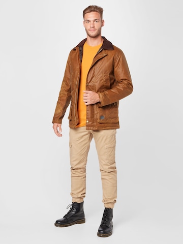 Brixtol Textiles Winter Jacket 'Curtis' in Brown