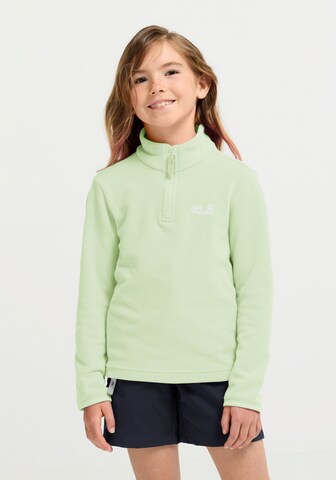 JACK WOLFSKIN Athletic Sweater in Green: front