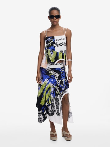 Jupe Desigual en mélange de couleurs