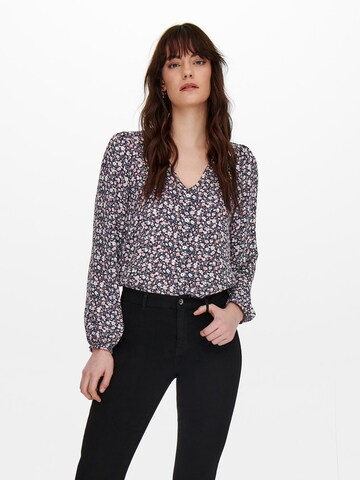 ONLY Blouse 'Sonja' in Zwart: voorkant