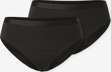 Slip SCHIESSER en noir : devant