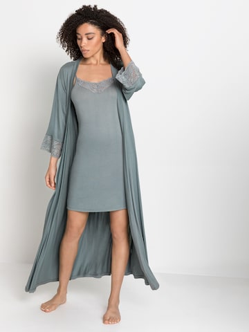 LASCANA Dressing Gown in Blue