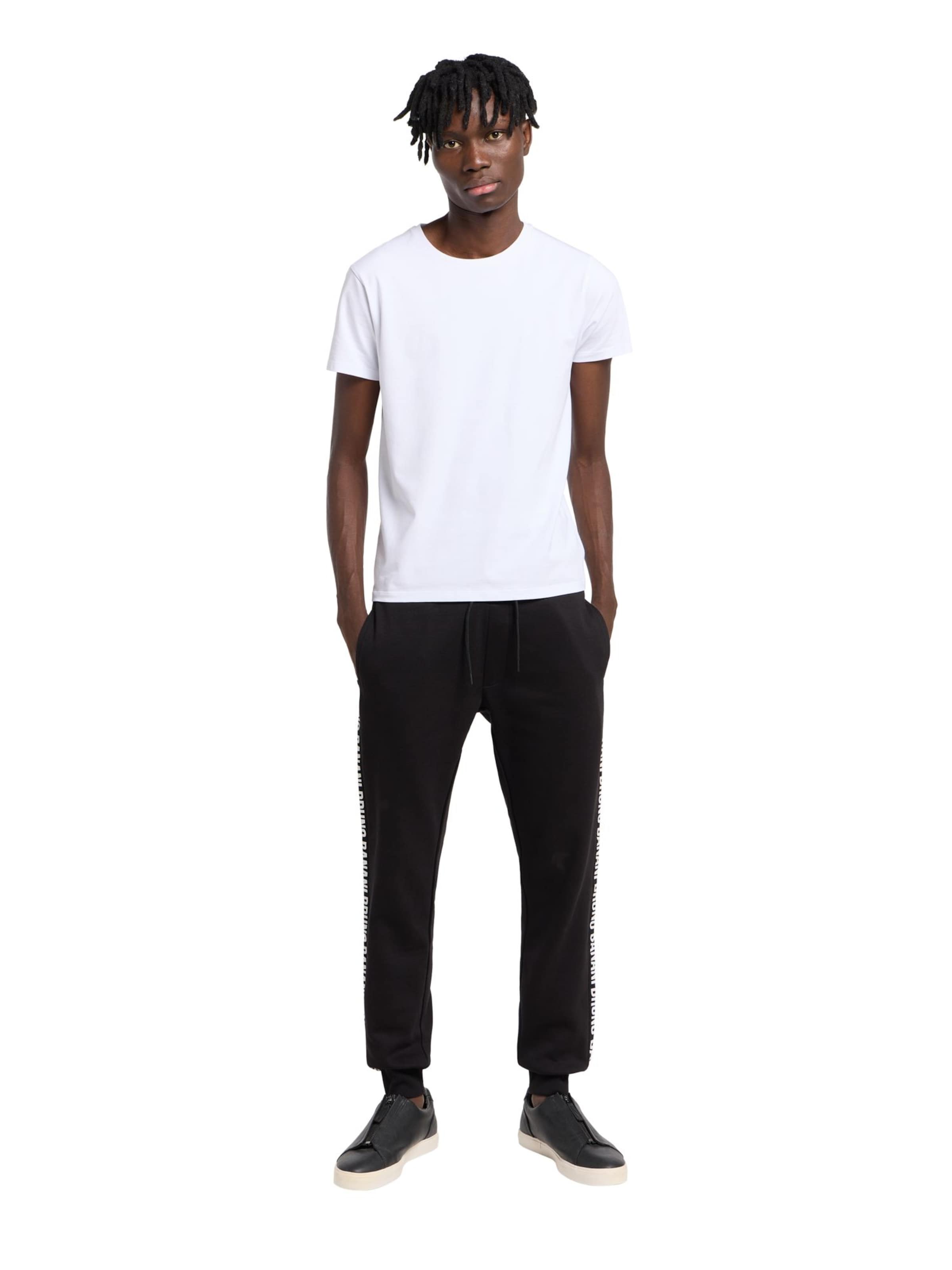 Bruno Banani Tapered Broek 'FRANCO' in Zwart